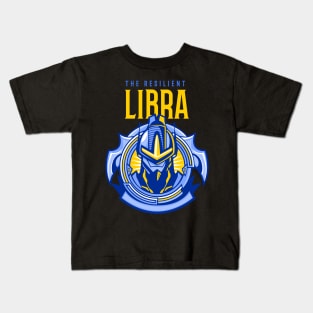 Libra The Resilient Zodiac Sign Kids T-Shirt